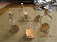 5 Mini Pennies in a Bottle