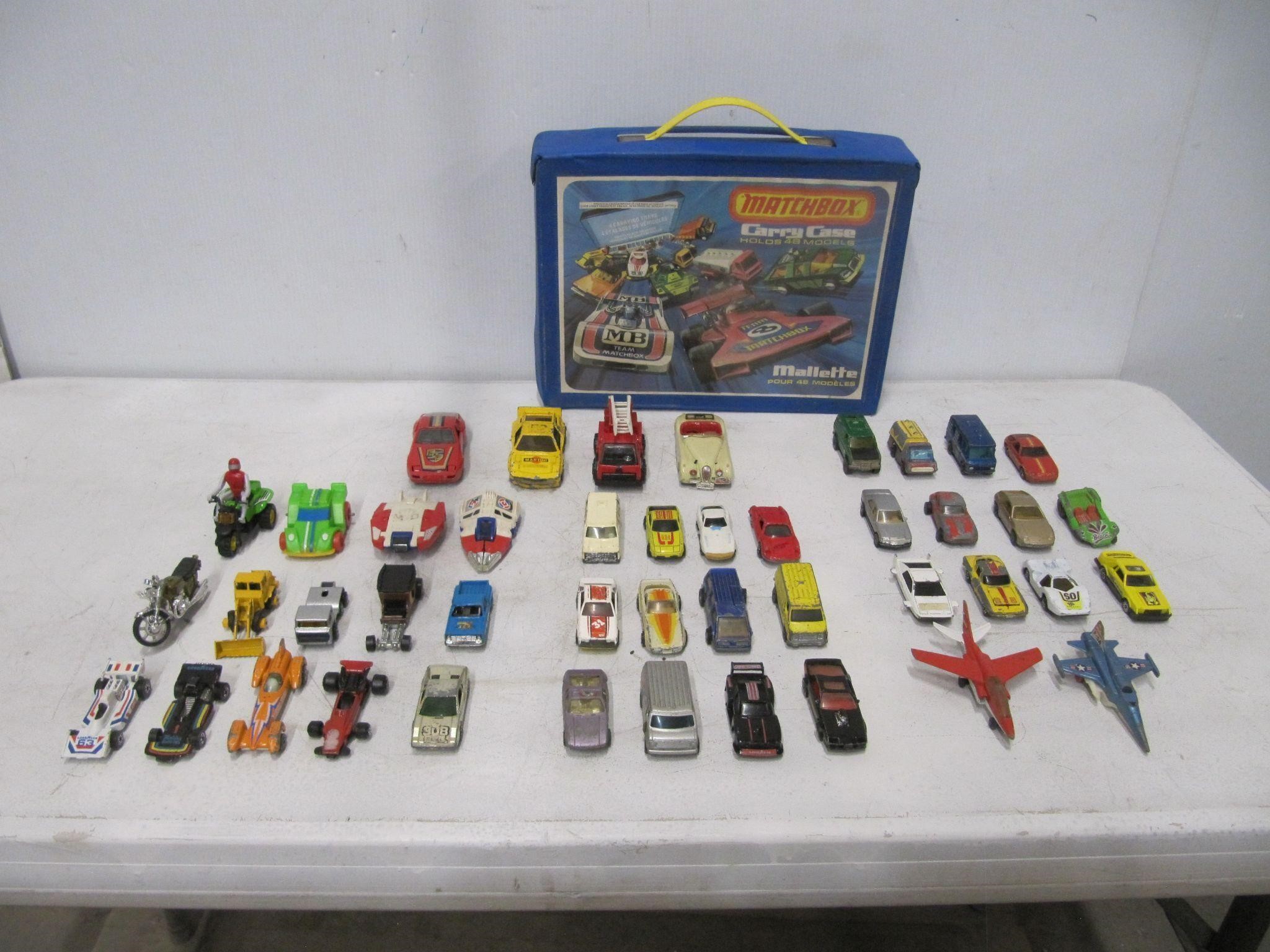 OLDER MATCHBOX TOY CHEST & ASSORTED TOYS