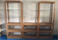 Oak 3 pc. Display Unit, made by Ray