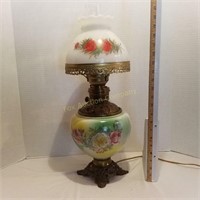 Electrified Parlor Oil Lamp
