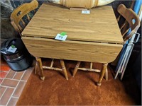 Drop Leaf Table and 2 Chairs