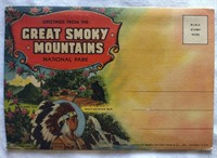 1941 Postcard Book Great Smokey Mountains!