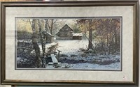 "EARLY SNOW" BY ROBERT TINO - PRINT - #715/950 -