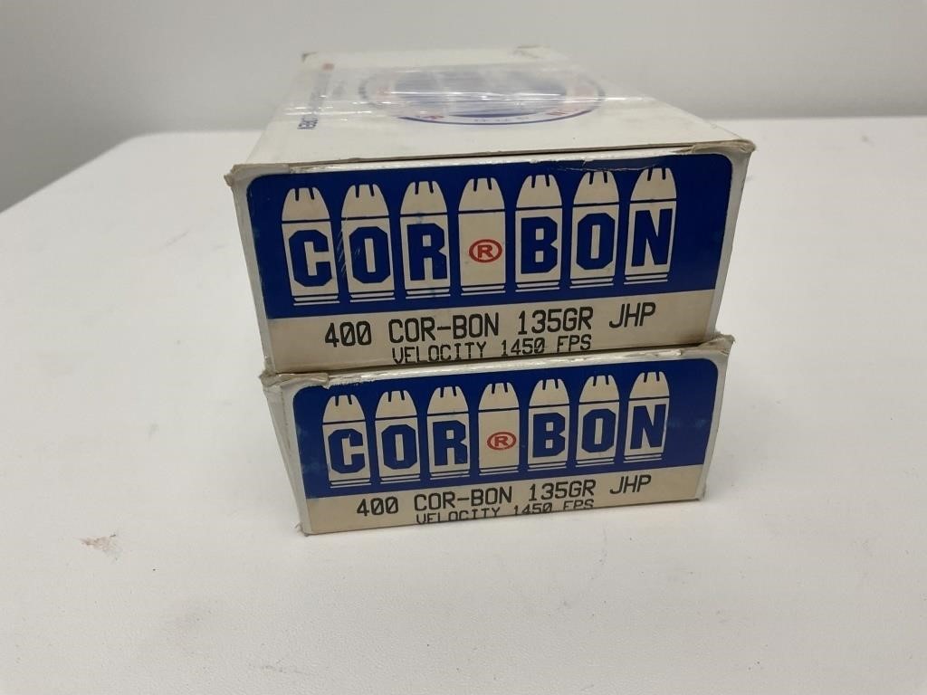 2 Boxes of Corbon 400 Cor-Bon 135 gr JHP