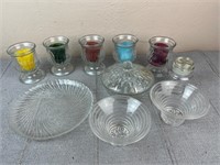 Lot of Clear Glassware