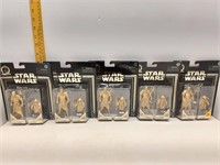 5-STAR WARS GOLDEN FIGURES