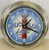 2000 Michelob Light Neon Tech Wall Clock