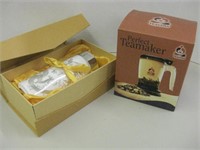 Teavana Tea Maker & Bone China Tumbler In Box