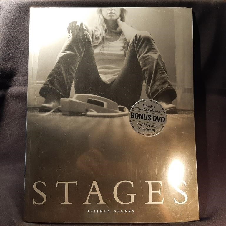Britney Spears 'Stages' Book and DVD - New