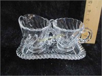 GLASS CUPS WITH SAUCER