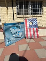 Vintage 10 Piece Americana Bean Bag Toss AS IS