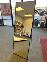 65"x22" Rectangular Black Mirror