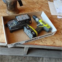 Ryobi Cordless Drill With Charger