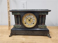 Antique Seth Thomas Clock 1880s Wind Up Mantle Ada