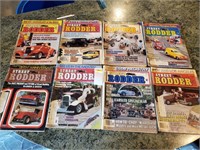 Lot of 8 vintage Car Hot Rod magaines