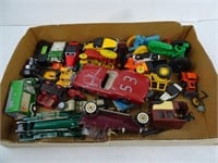 Flat of Misc. Vintage Toy Cars