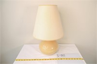 Table Lamp, Cream/Ivory Ceramic Base and Shade
