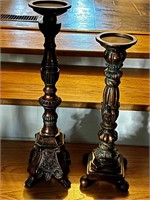 Pair of candle holders