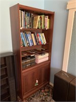Bookshelf and Tape Storage