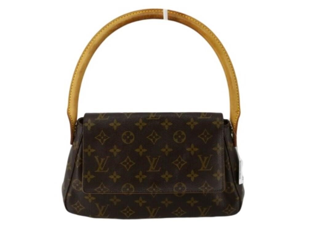 Louis Vuitton Monogram Mini Looping Hand Bag