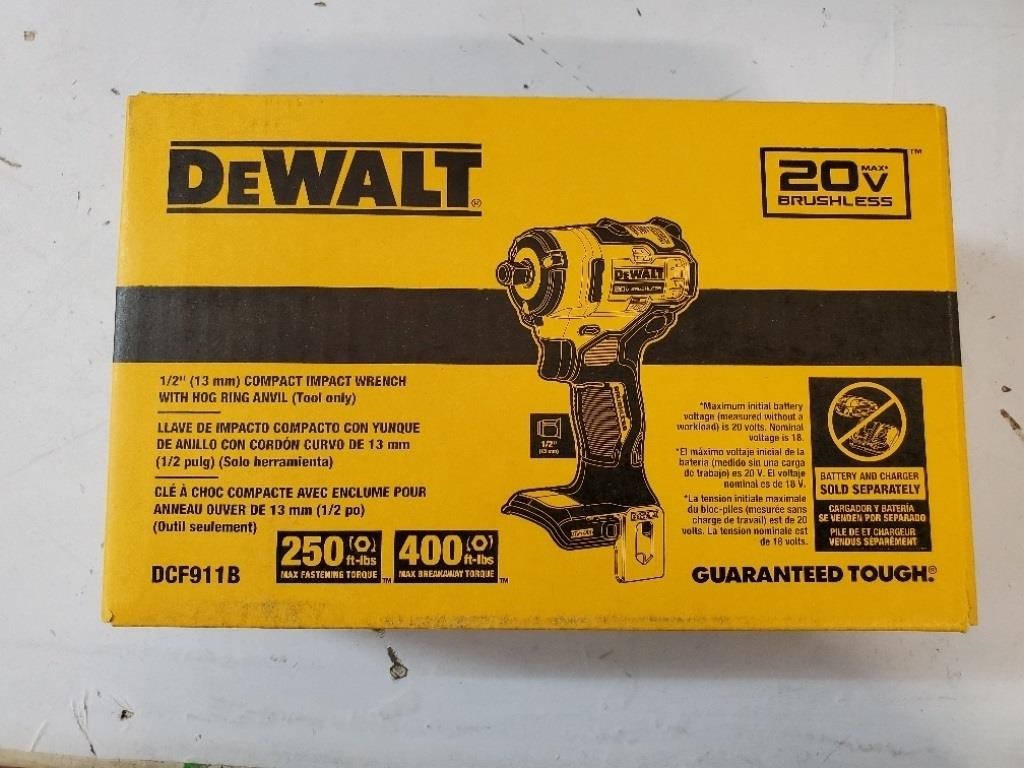 DEWALT 20V Max 1/2-in Drive Cordless Wrench