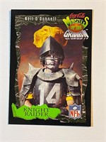 NEIL O'DONNELL MONSTERS OF THE GRIDIRON CARD