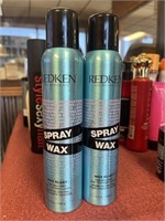 2 Bottles of Redkin Spray Wax- NEW