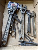 Adjustable Wrenches Assorted Tools