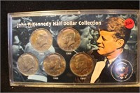 Awesome Toned JFK Silver Half Set *5 Coins