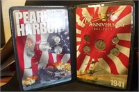 1941 Pearl Harbor Commemorative Silver Coin Set