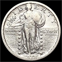1918-S Standing Liberty Quarter NEARLY
