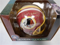 BOBBY MITCHELL SIGNED AUTO REDSKINS MINI HELMET