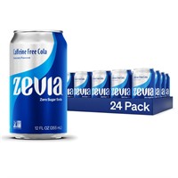 Zevia Zero Calorie Soda, Caffeine Free Cola, 12 Fl