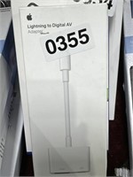 APPLE LIGHTNING TO DIGITAL AV RETAIL $60