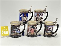 Dale Earnhardt #3 Goodwrench Steins (5)