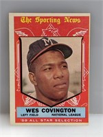 1959 Topps Wes Covington #565 High #
