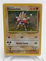 1999 Pokemon Hitmonchan Base Holo Rare 7/102