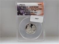 ANACS 2017-S PR70 DCAM NM Quarter