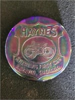 Haynes First Automobile Kokomo Iridescent Paperwei