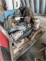 Engine & Transmission on Shop Cart