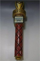 CHAMPION MISSILE BREWING LAGER BEER TAP HANDLE