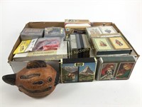 Box lot including playing cards