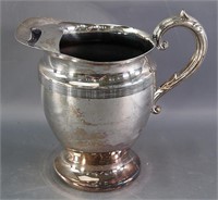 Silver Plate 'Deco' Style Ice Water Pitcher