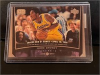 1998 Upper Deck Basketball Kobe Bryant Card