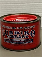 Antique Lubriko Grease can, Full
