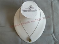 Necklace Marked 925 w Pendant Marked 18K GF