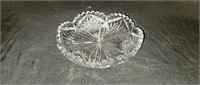 Antique 8" Signed Libbey Cut Glass Berry Dish