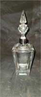 11.5" Modern Cut Crystal Decanter