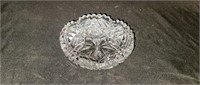 Antique 5" Signed Libbey Cut Glass Bon Bon Dish