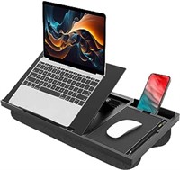 Laptop Lap Desk With Cushion - 9 Adjustable